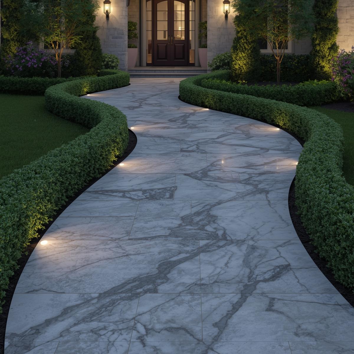 Modern Marble Bathroom